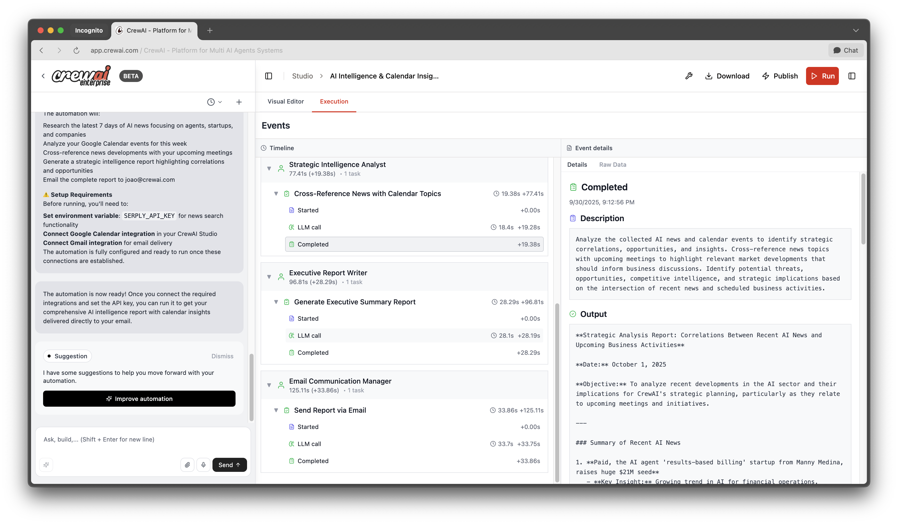 CrewAI AMP - Agent Management Platform screenshot 5