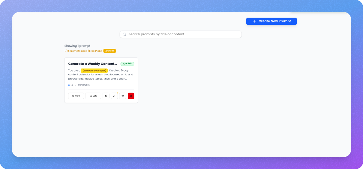 Promtoric screenshot 3