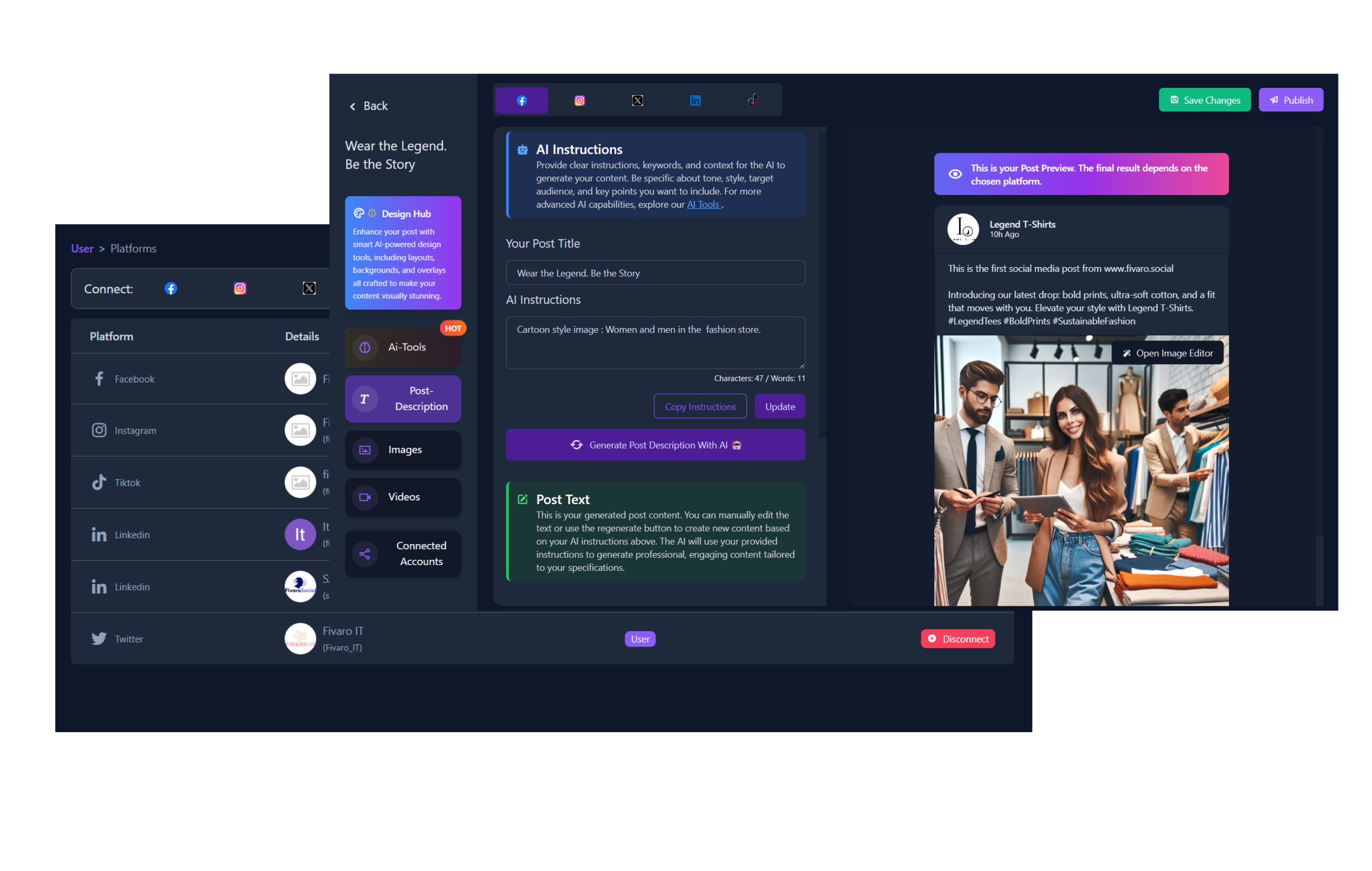 FivaroSocial screenshot 4
