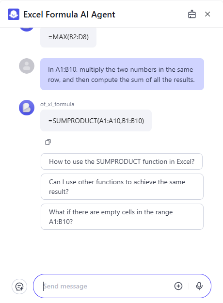 Excel AI Tools 4 In 1 screenshot 3