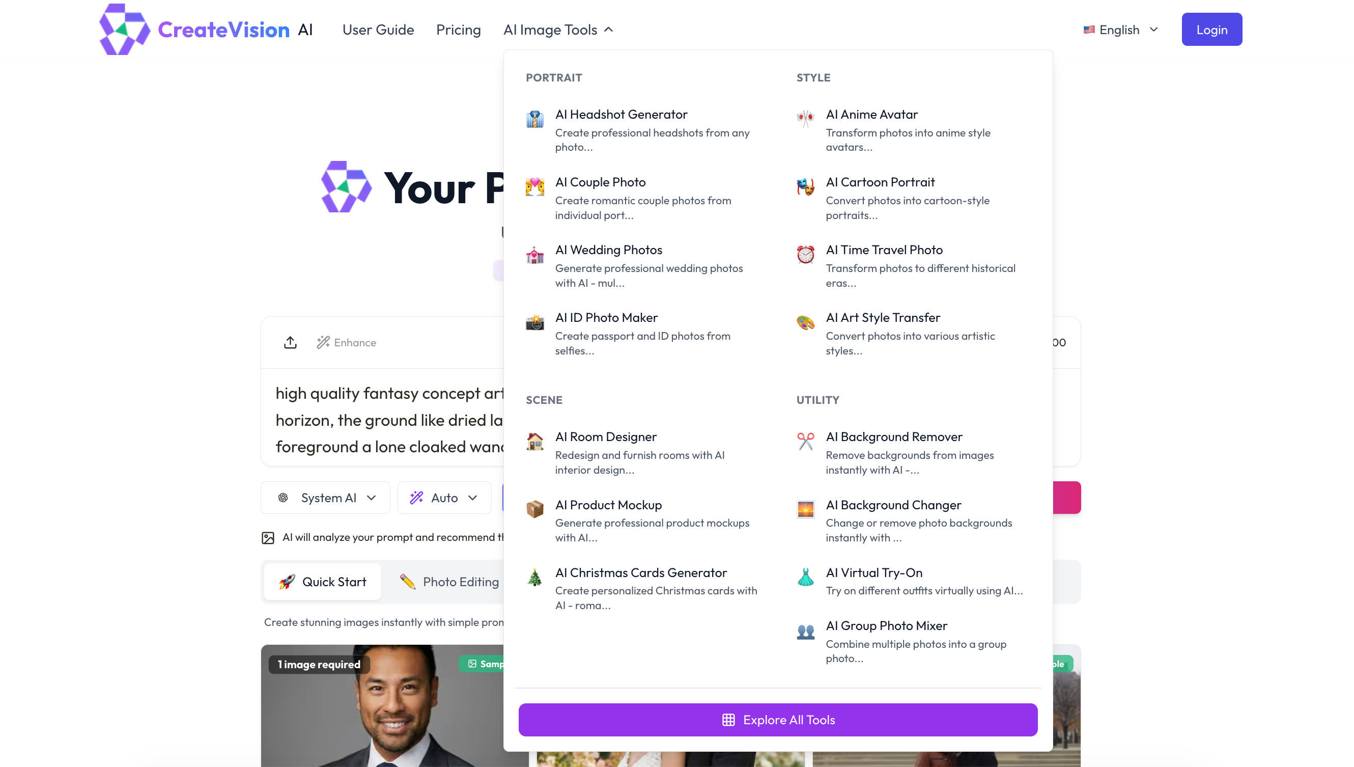 CreateVision AI 2.0 screenshot 2