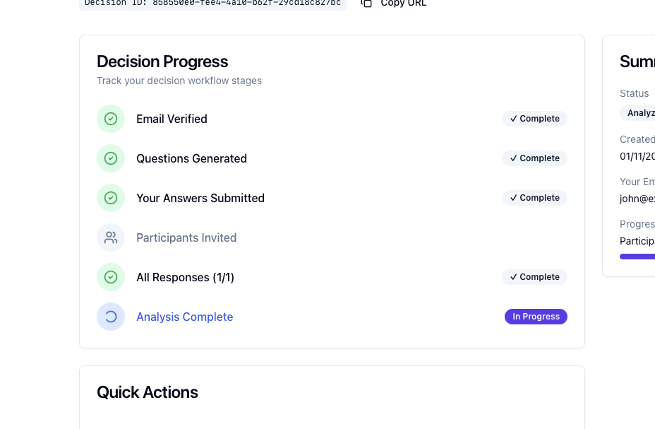 decision maker screenshot 1