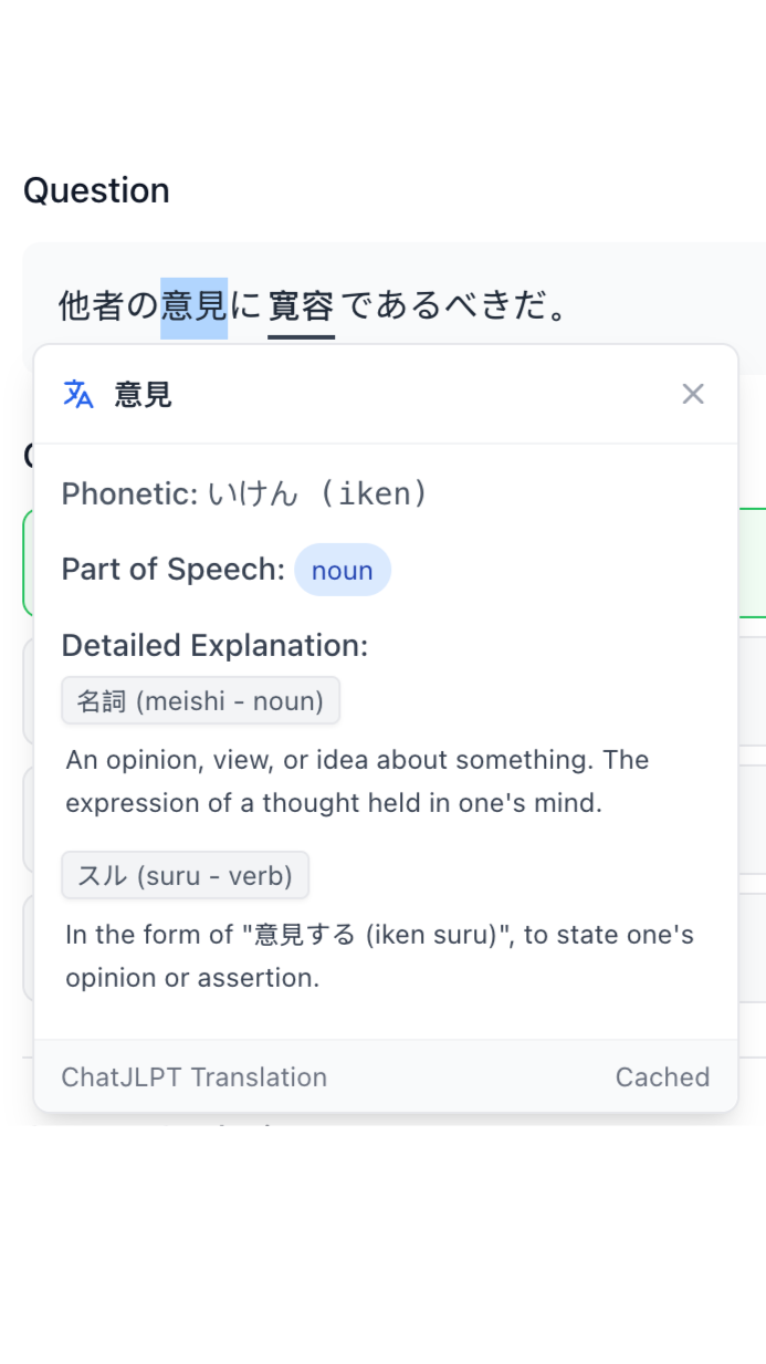 ChatJLPT screenshot 8