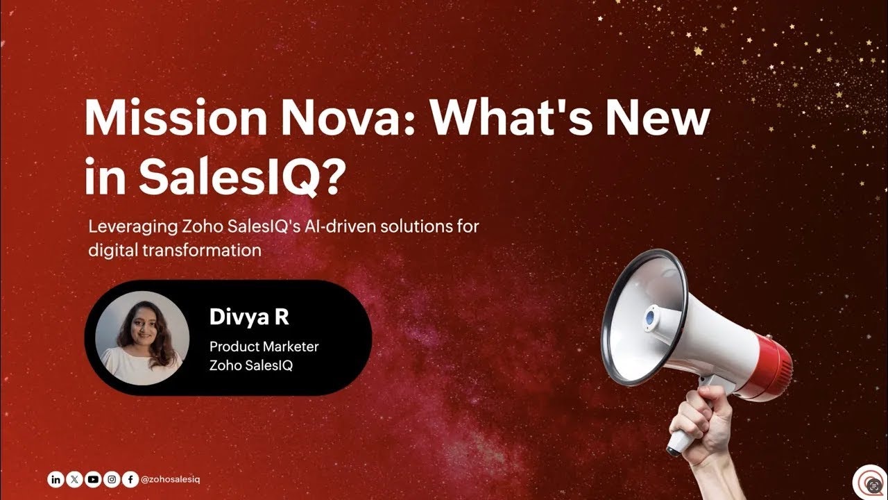 Zoho SalesIQ Nova '25 screenshot 1