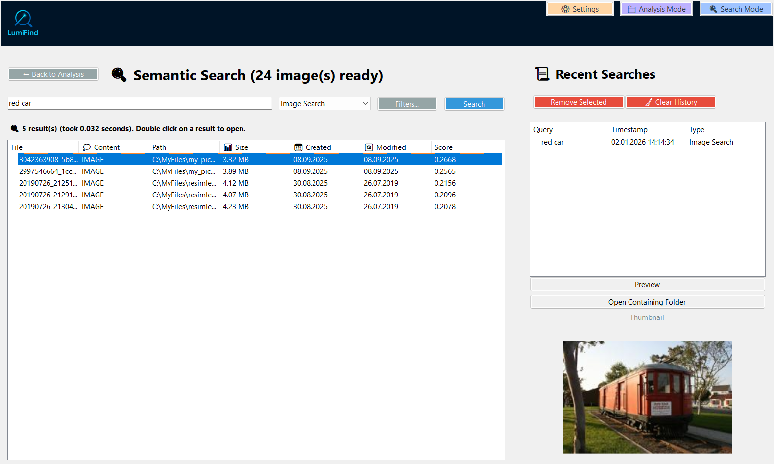 LumiFind screenshot 5