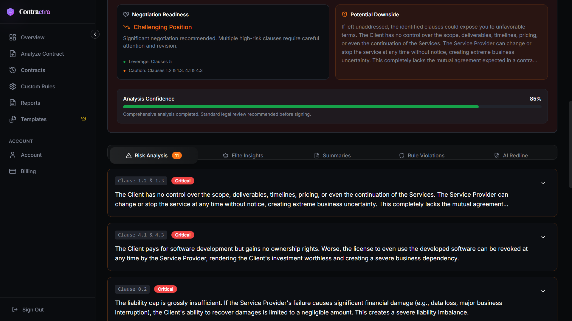Contractra screenshot 7