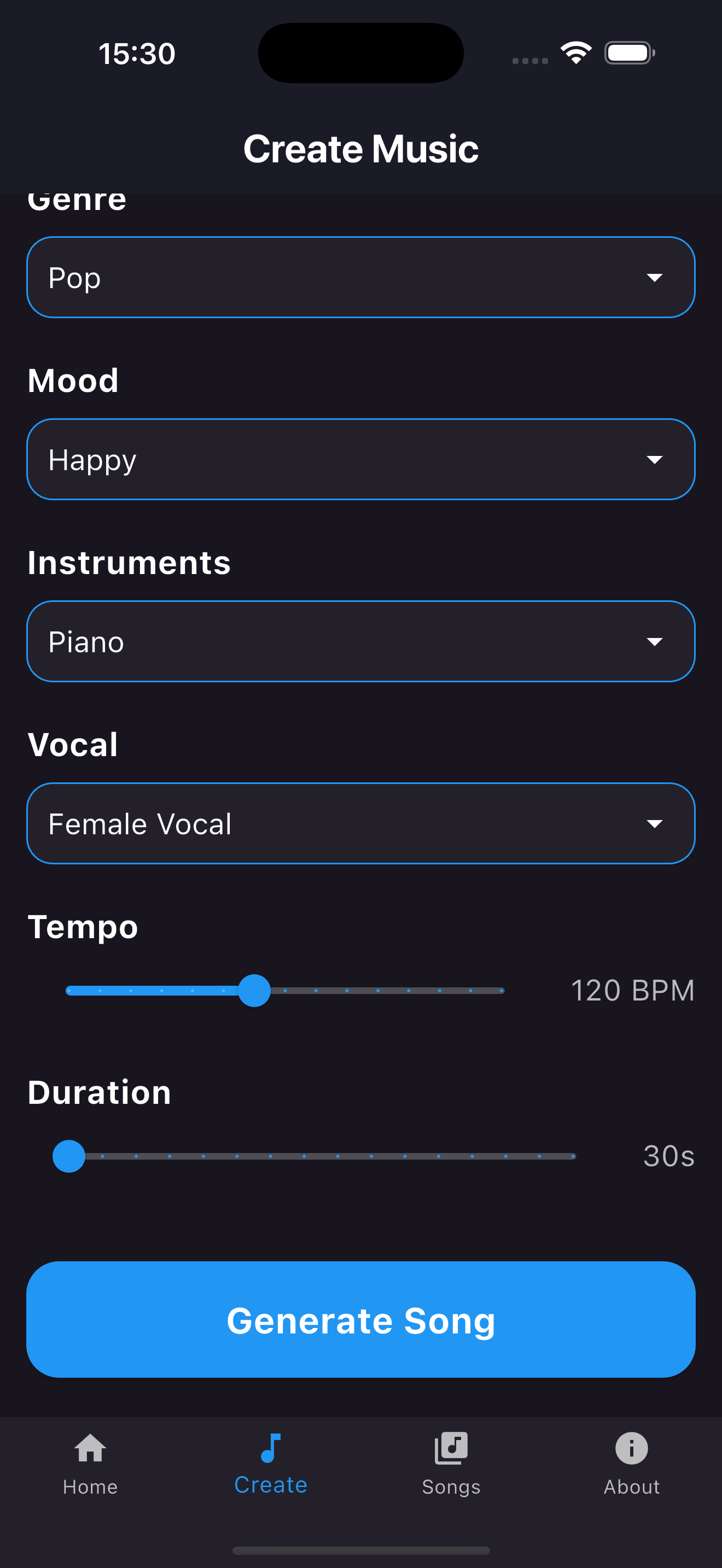 Melodyrics: AI Song Generator screenshot 4