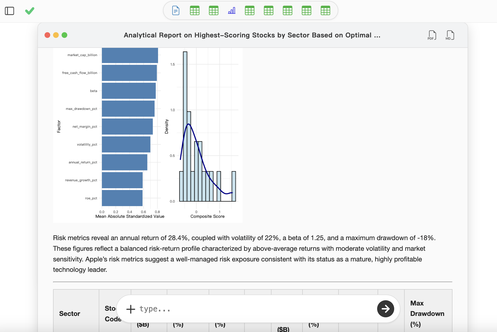 Sheet AI screenshot 2