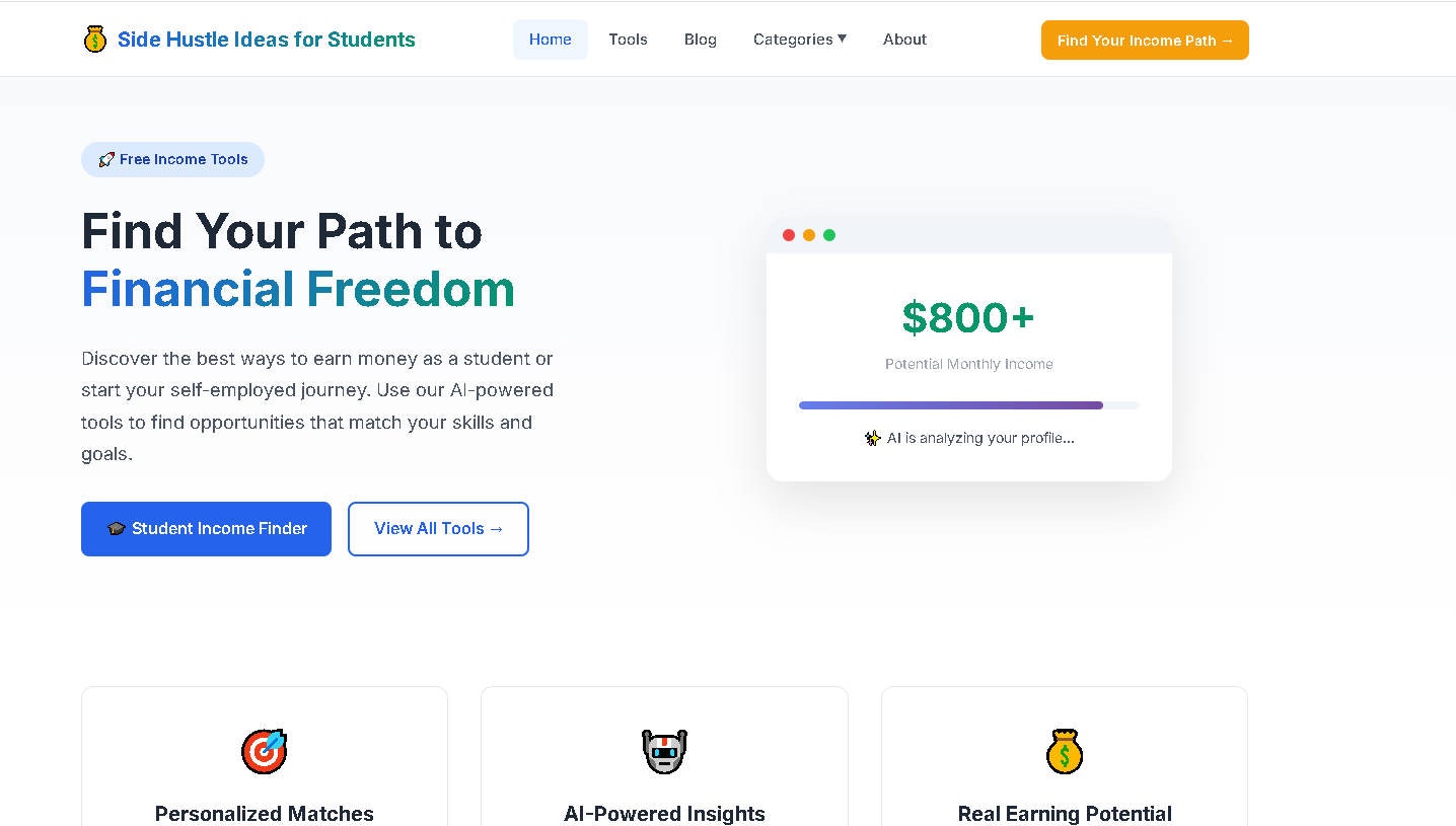 Side Hustle Ideas for Students screenshot 9