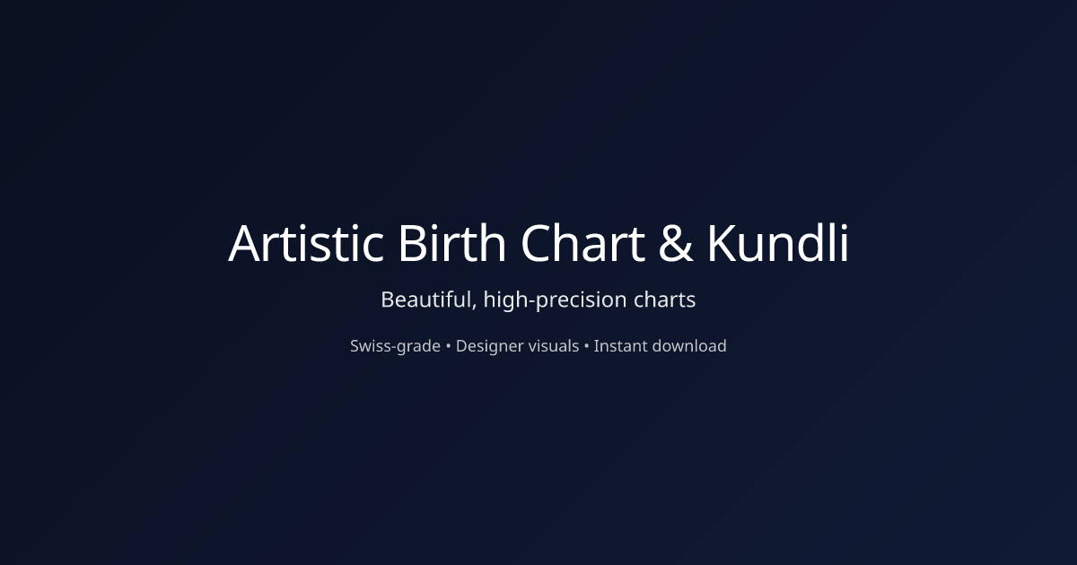 Artistic Birth Chart screenshot 1