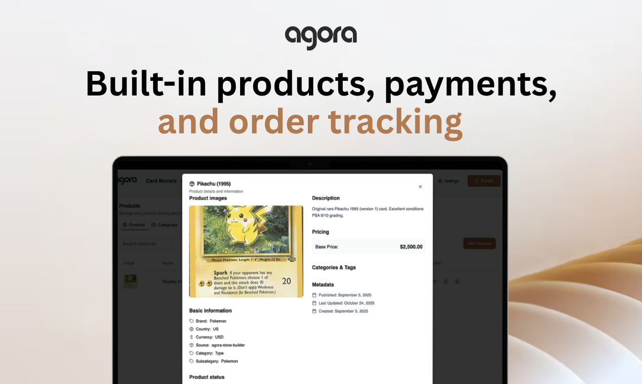 Agora Store Builder screenshot 3