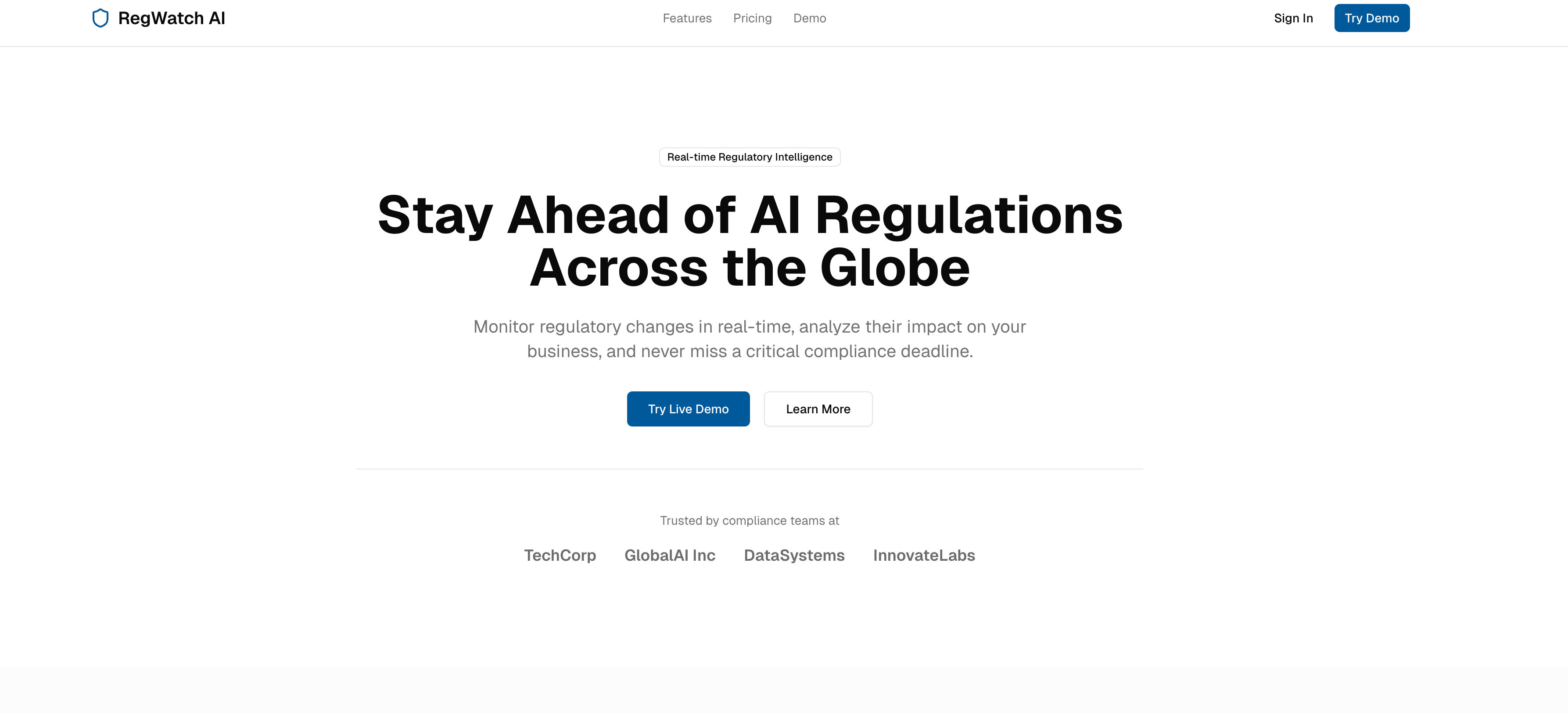 RegWatch AI screenshot 1