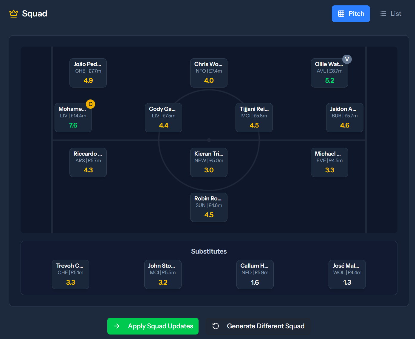 The AI Gaffer screenshot 2