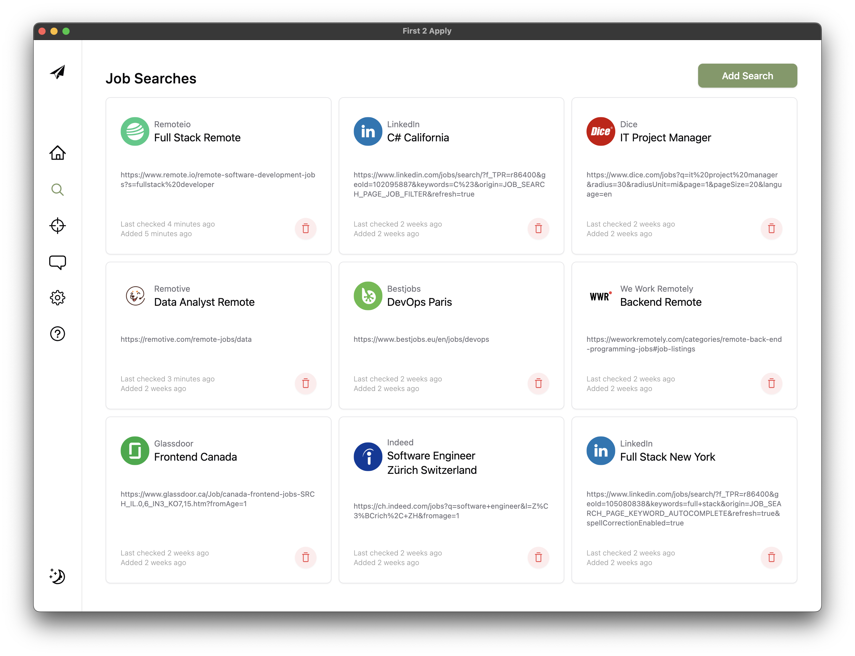 First 2 Apply screenshot 1