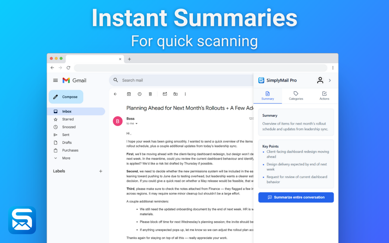 SimplyMail screenshot 1