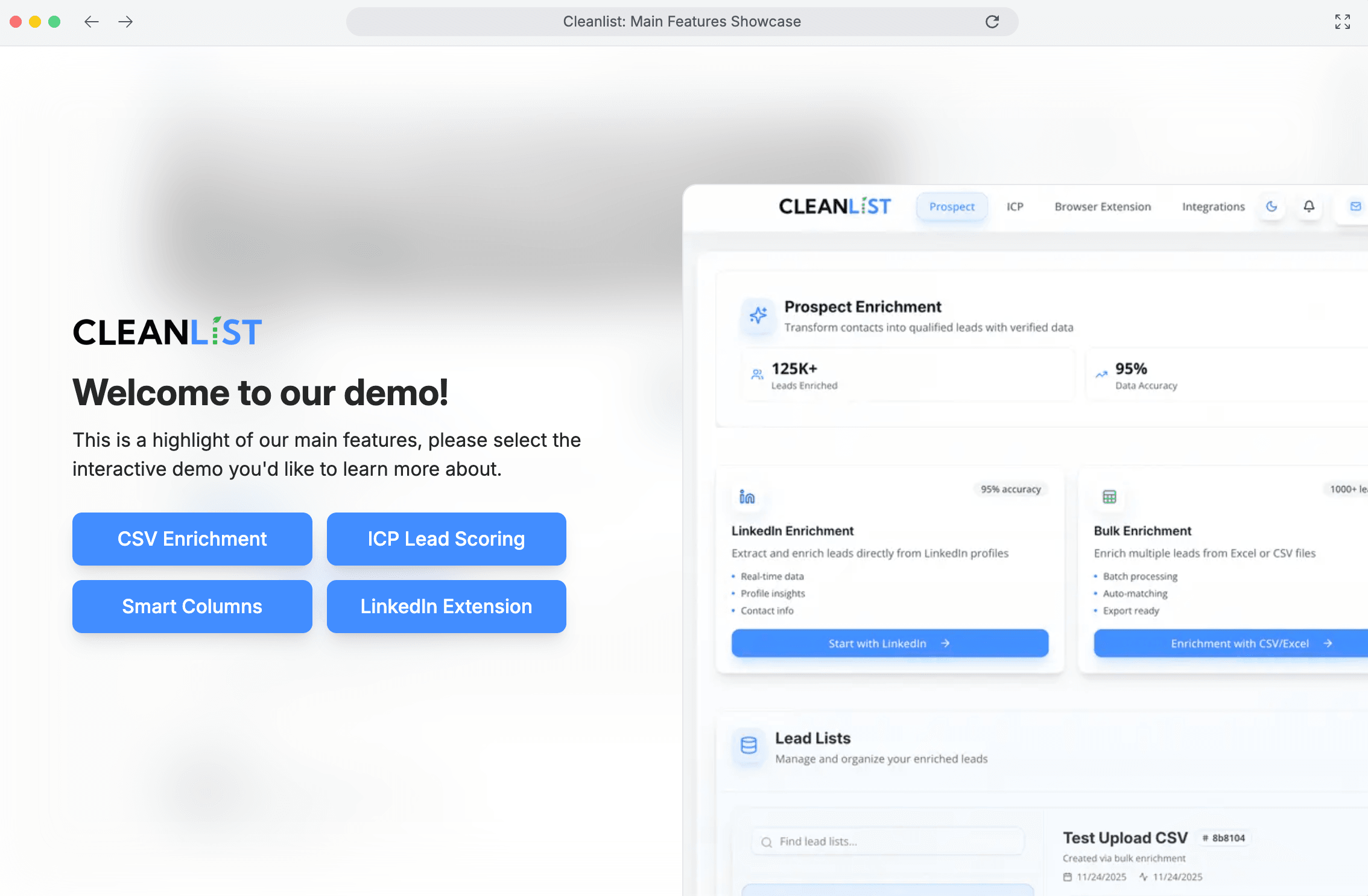 Cleanlist AI screenshot 1