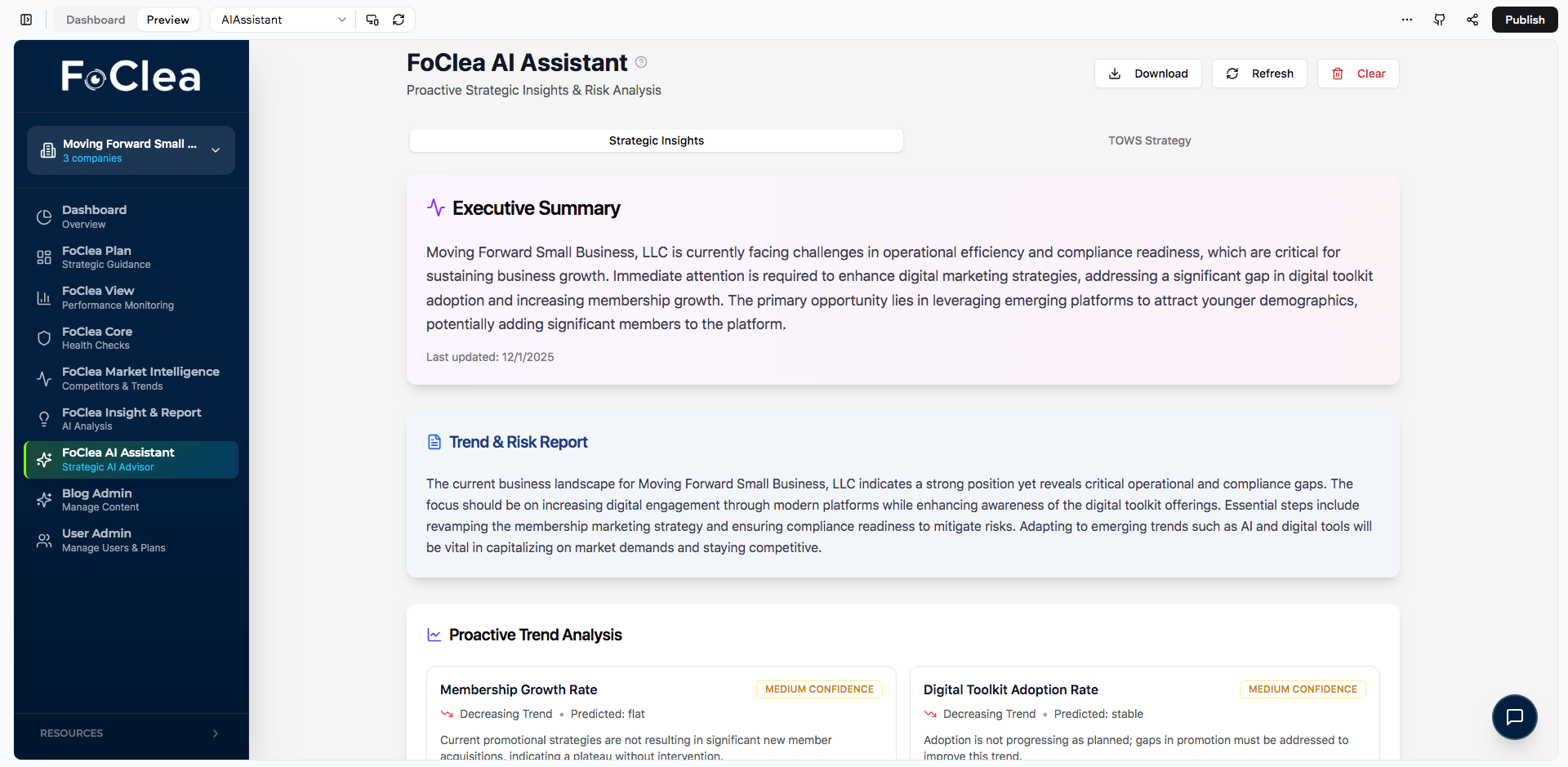 FoClea screenshot 2