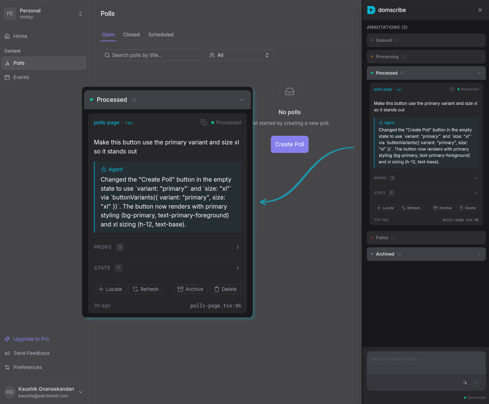 Domscribe screenshot 8