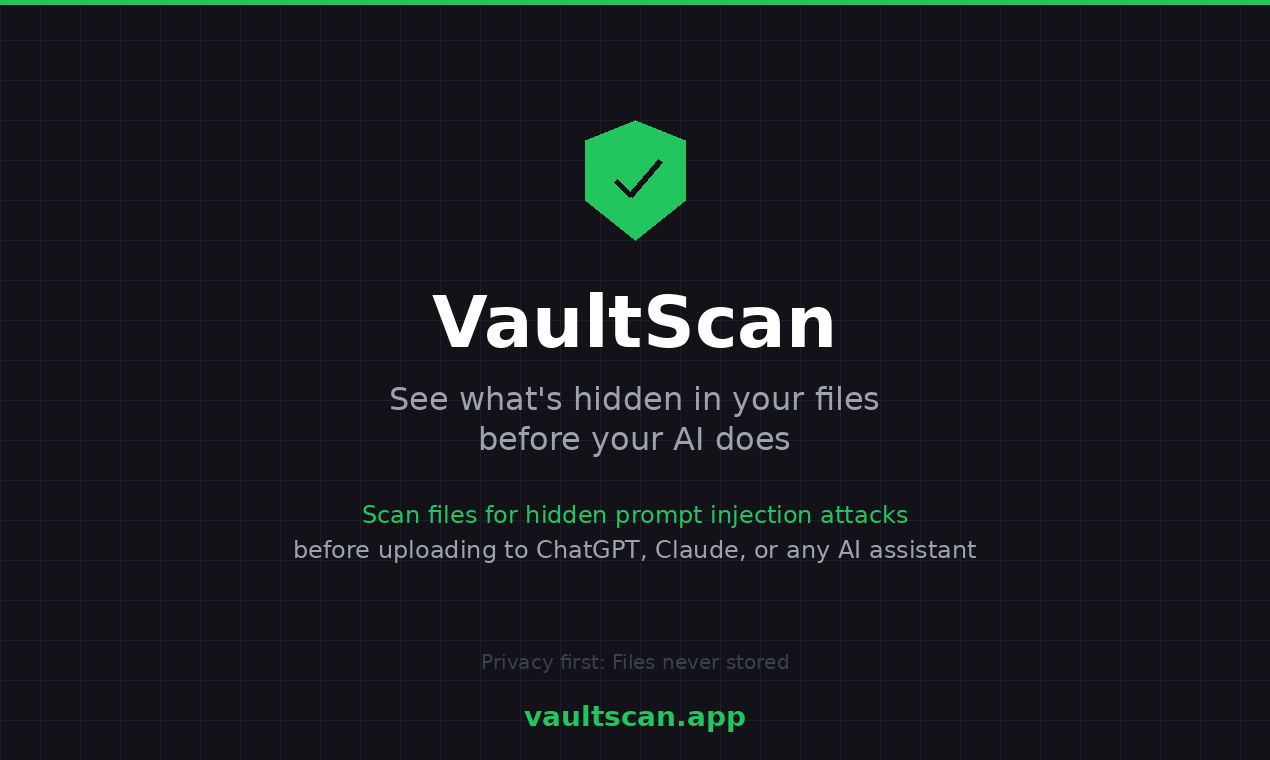 VaultScan screenshot 1