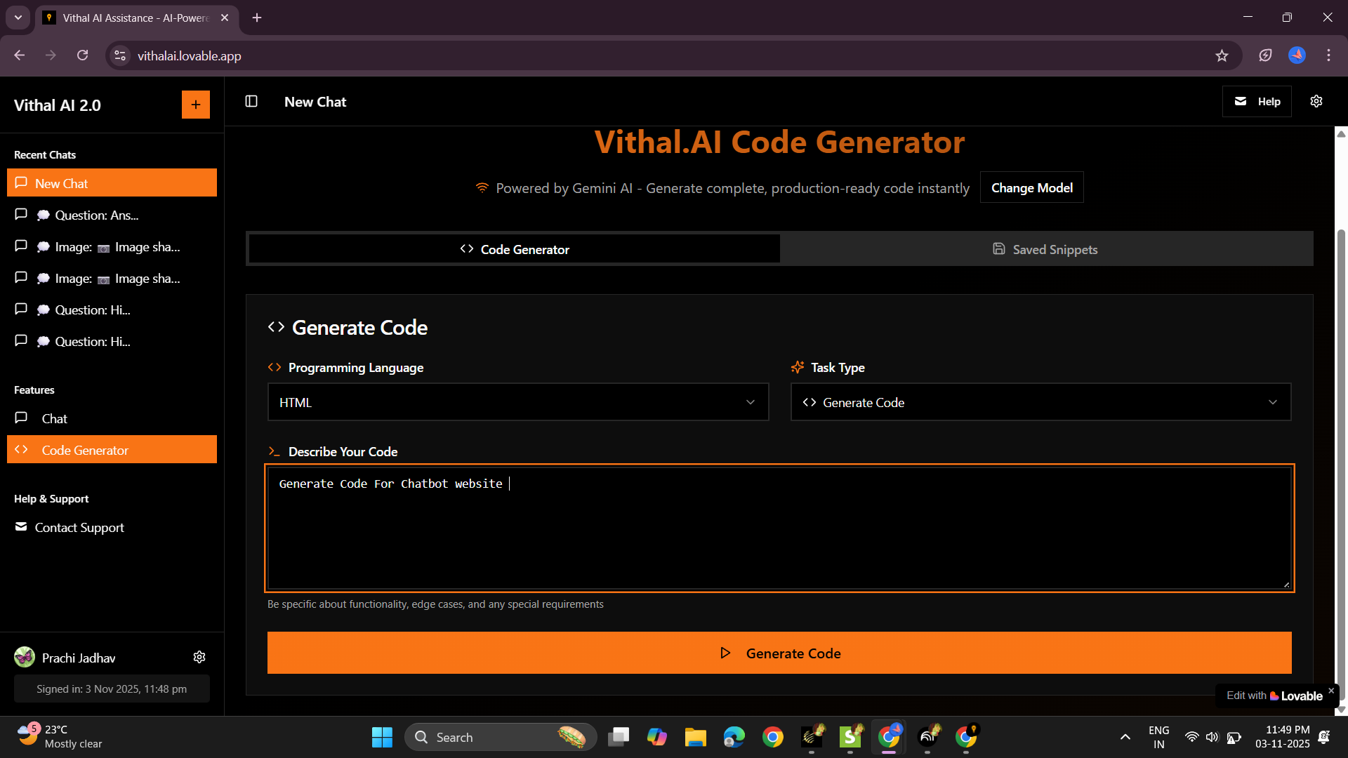 Vithal.Ai screenshot 4