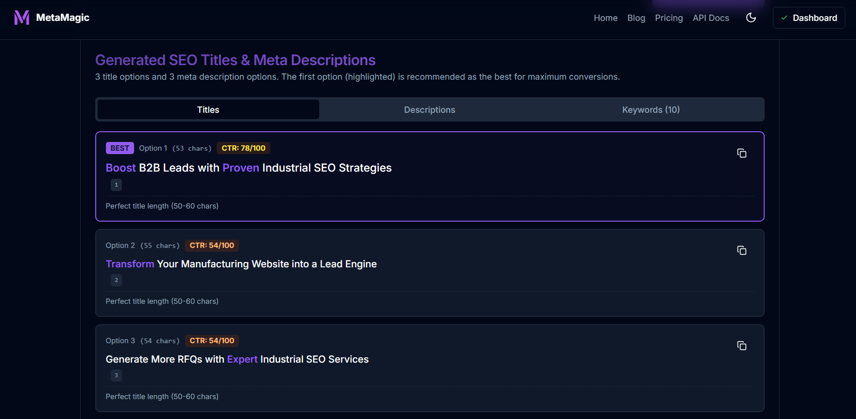 MetaMagic screenshot 3