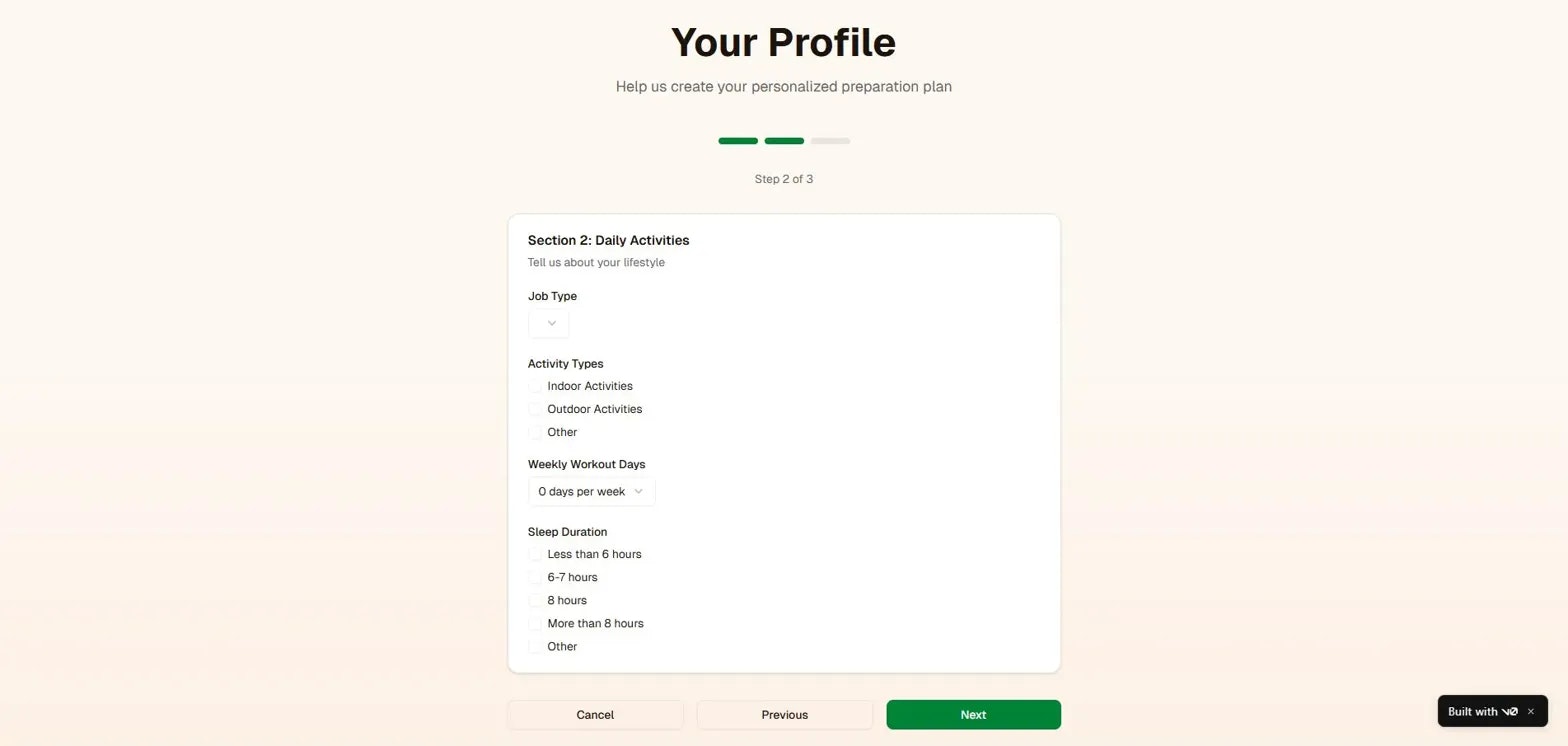 Personalized Plan screenshot 3