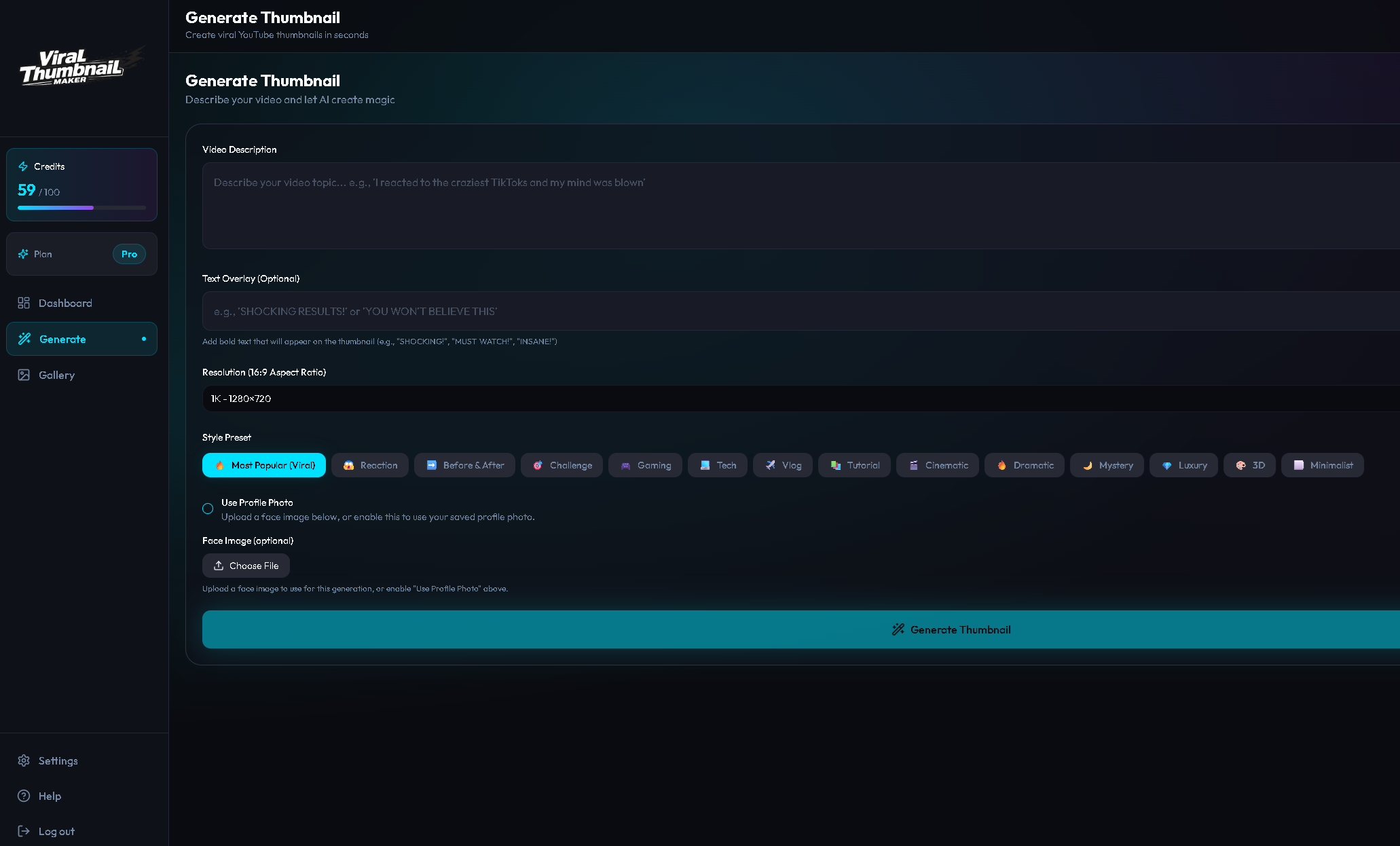 ViralThumbnailMaker screenshot 2