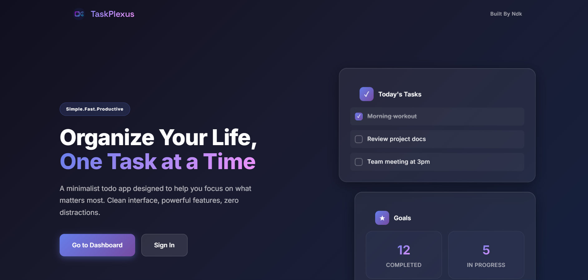 TaskPlexus  screenshot 1
