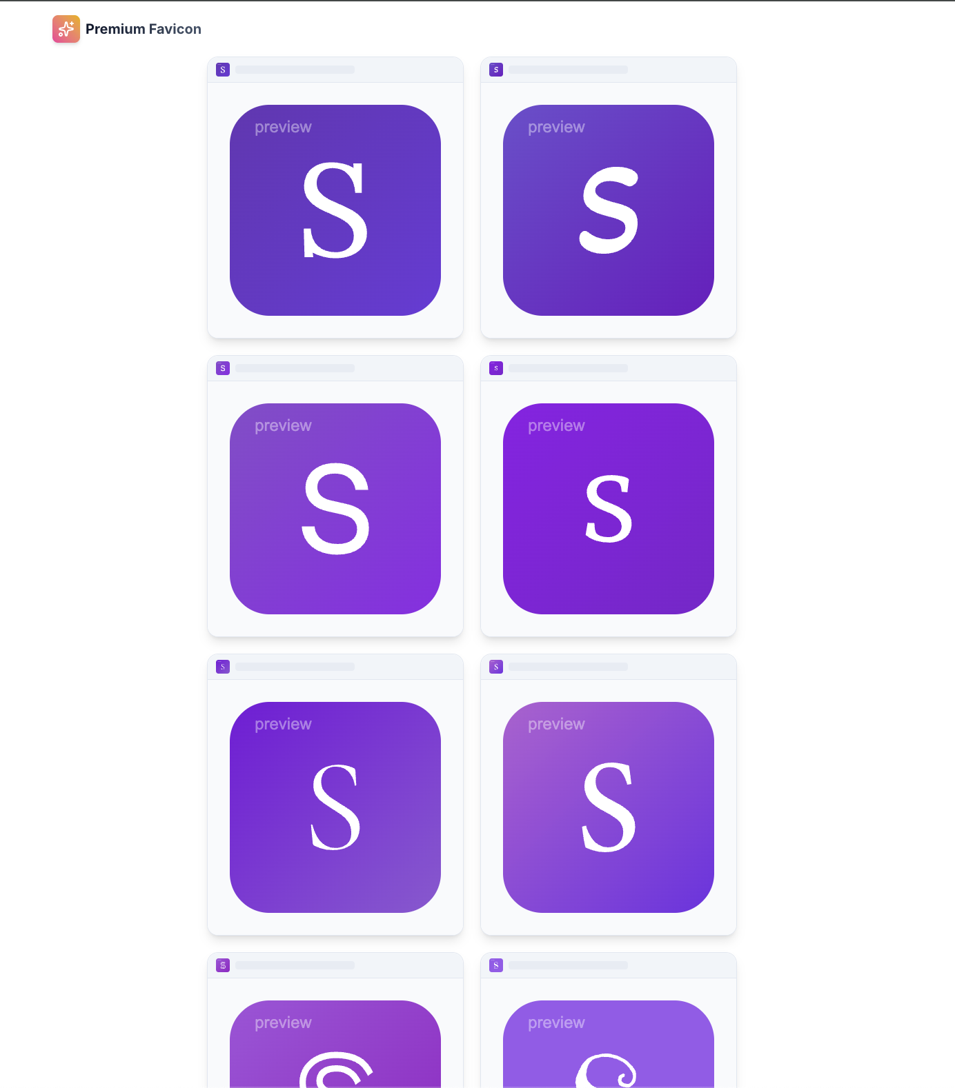 Premium Favicon screenshot 5