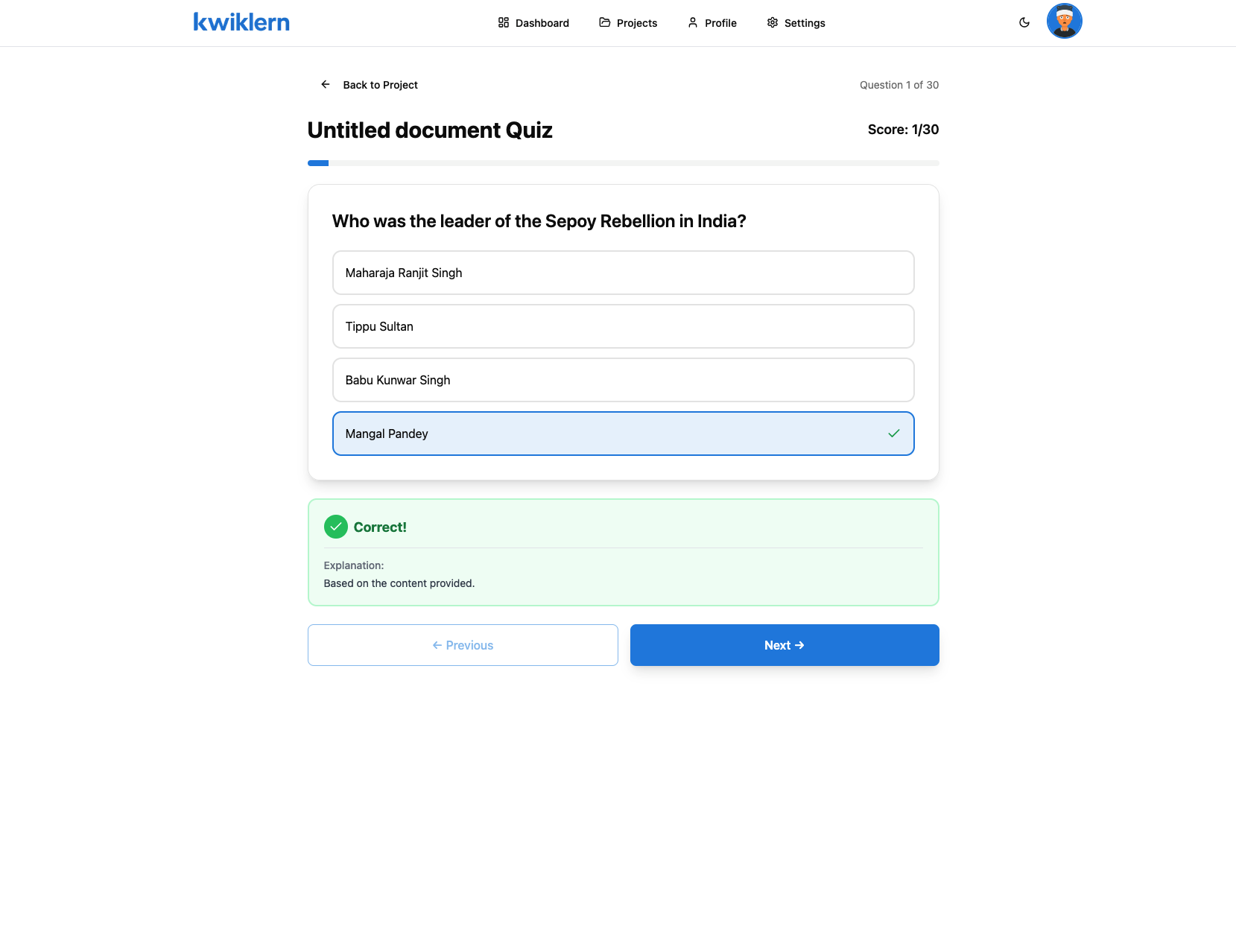 Kwiklern screenshot 4