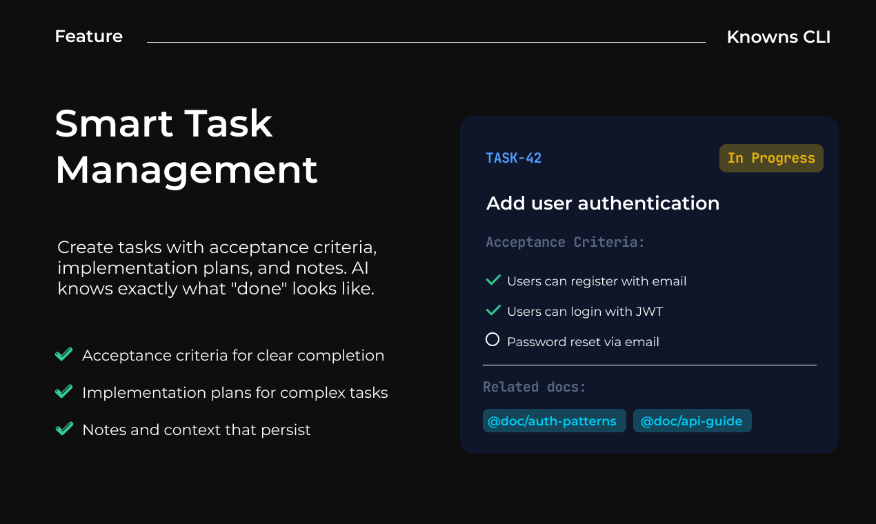 Knowns CLI screenshot 5