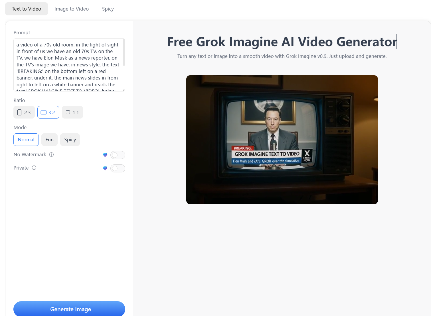 XImagine.io:Grok Imagine Video Generator screenshot 2