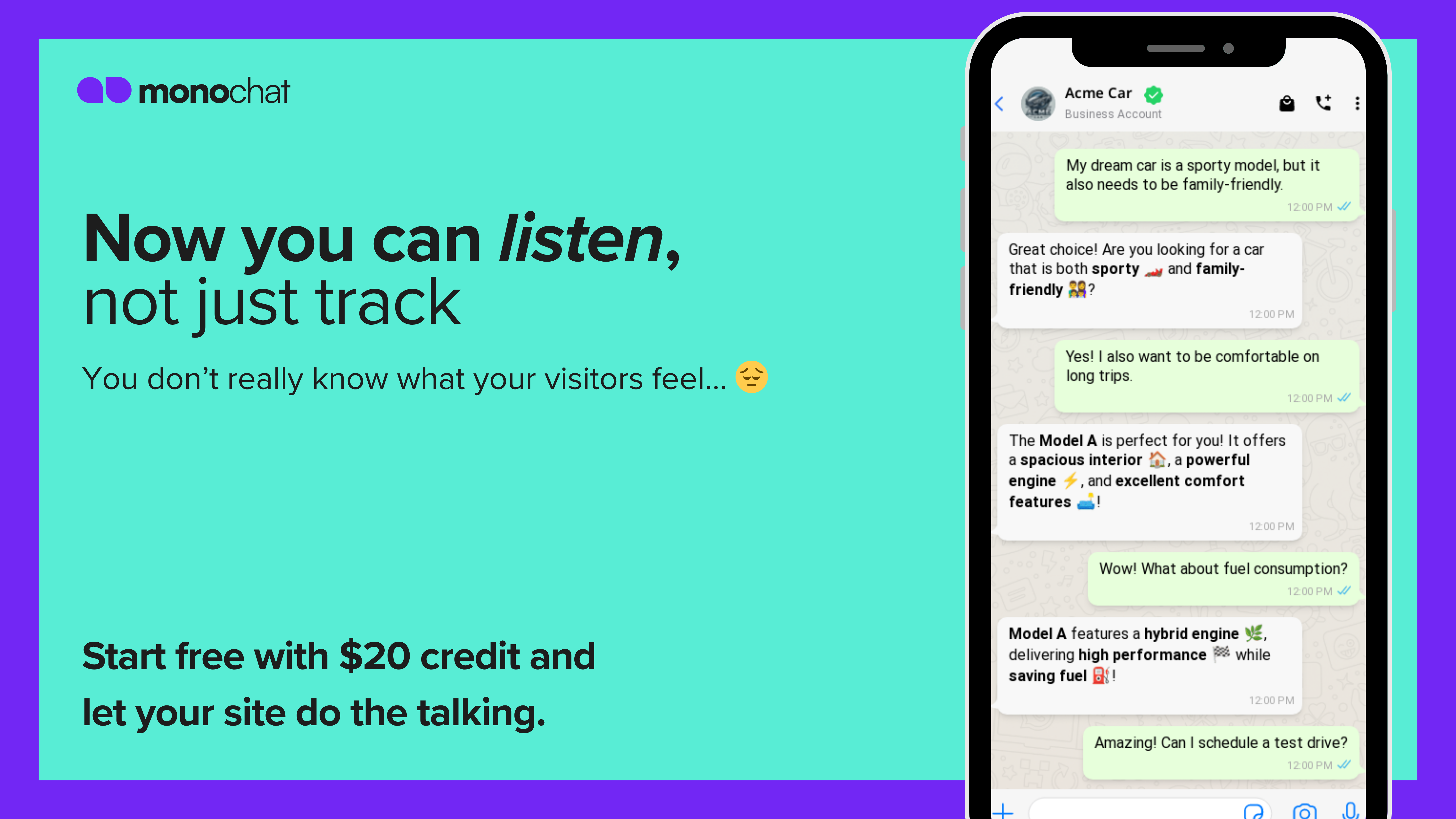 MonoChat screenshot 1