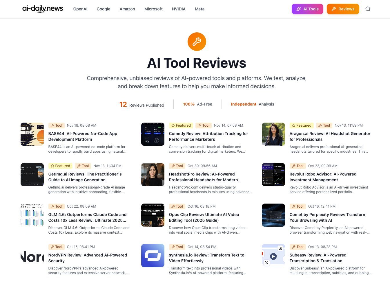 Ai Daily News - AI Tools Marketplace screenshot 5