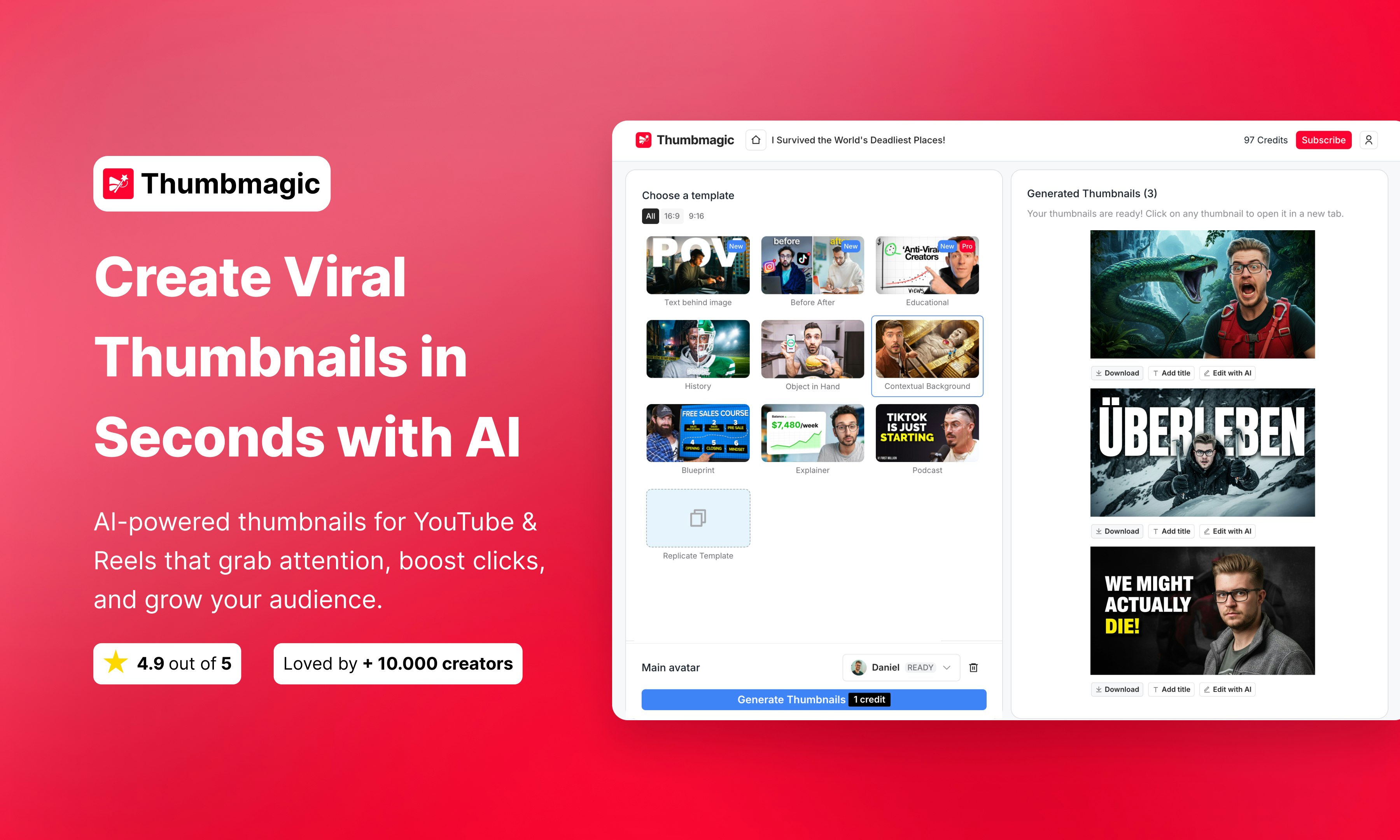 Thumbmagic screenshot 1