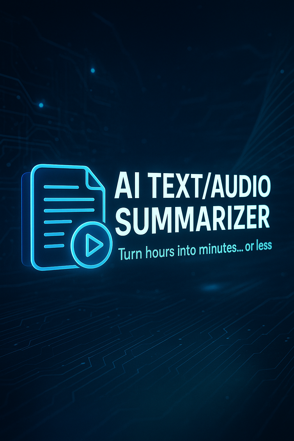 AI Text/Audio Summarizer screenshot 2