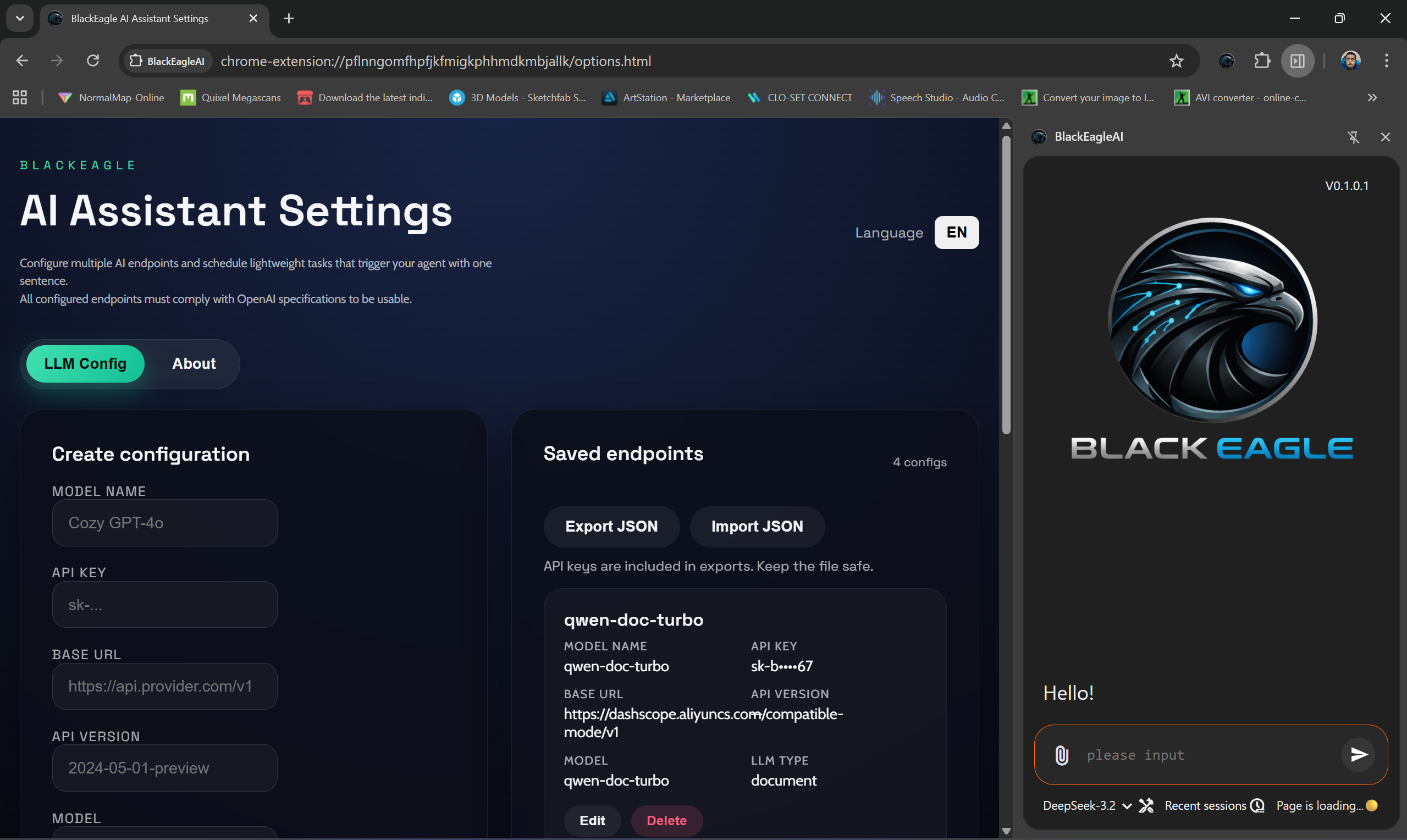 BlackEagle - Your Personal AI Browser screenshot 1