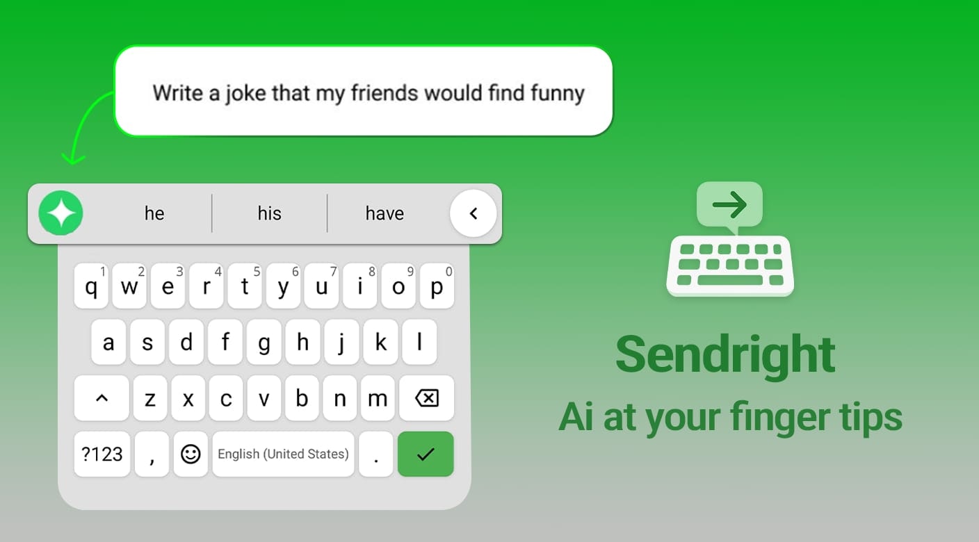 Sendright: The AI Keyboard screenshot 1