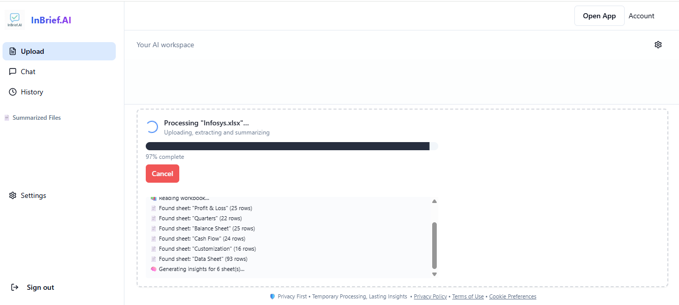 InBrief screenshot 3