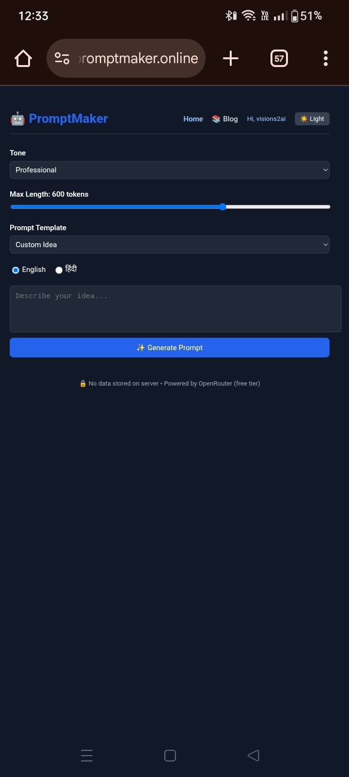 AI Prompt Maker screenshot 3