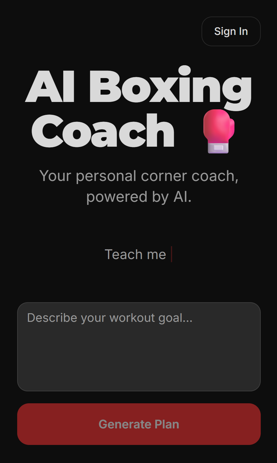 AI Boxing Coach screenshot 1