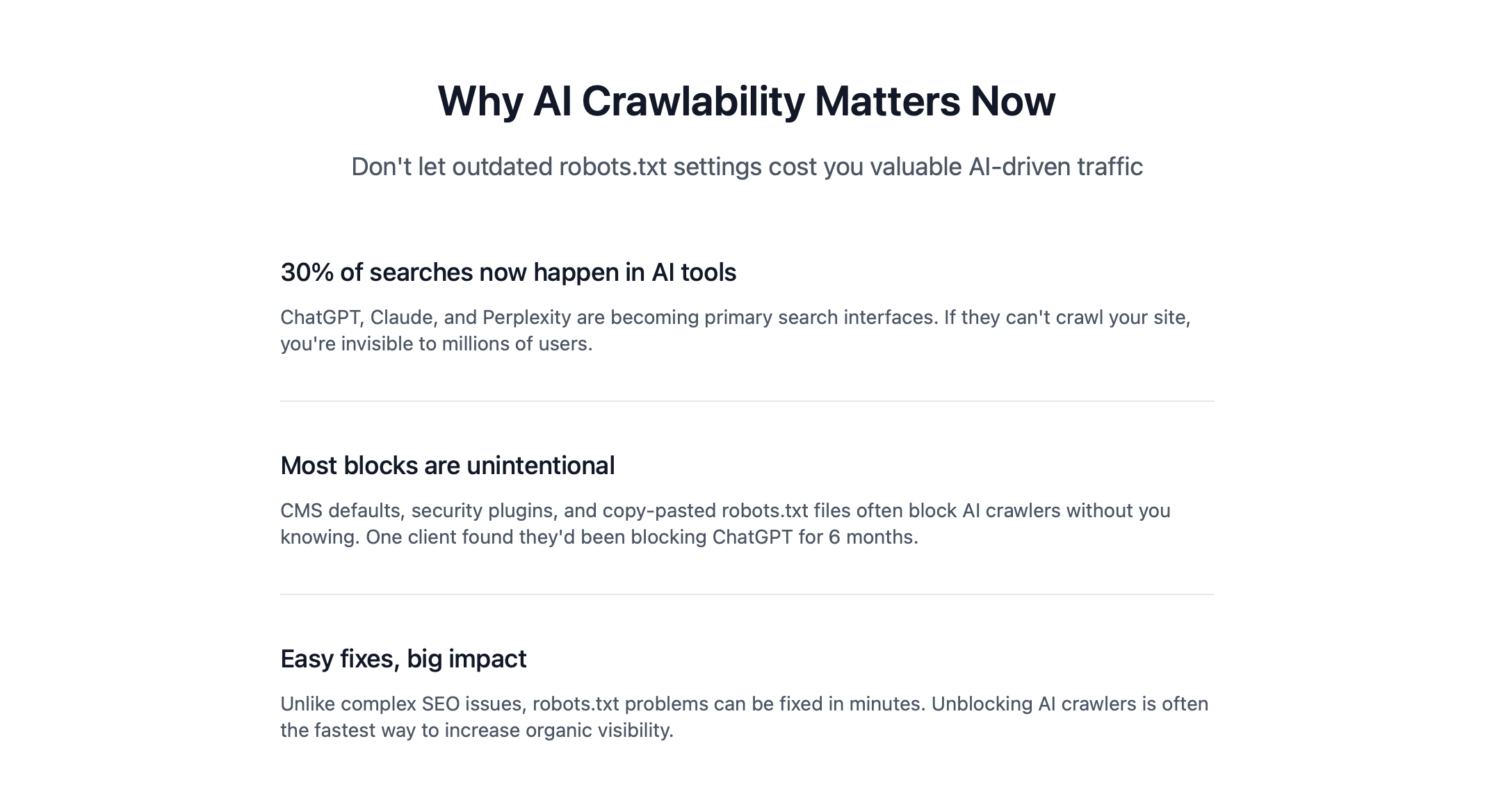AI Search Crawler Check screenshot 6