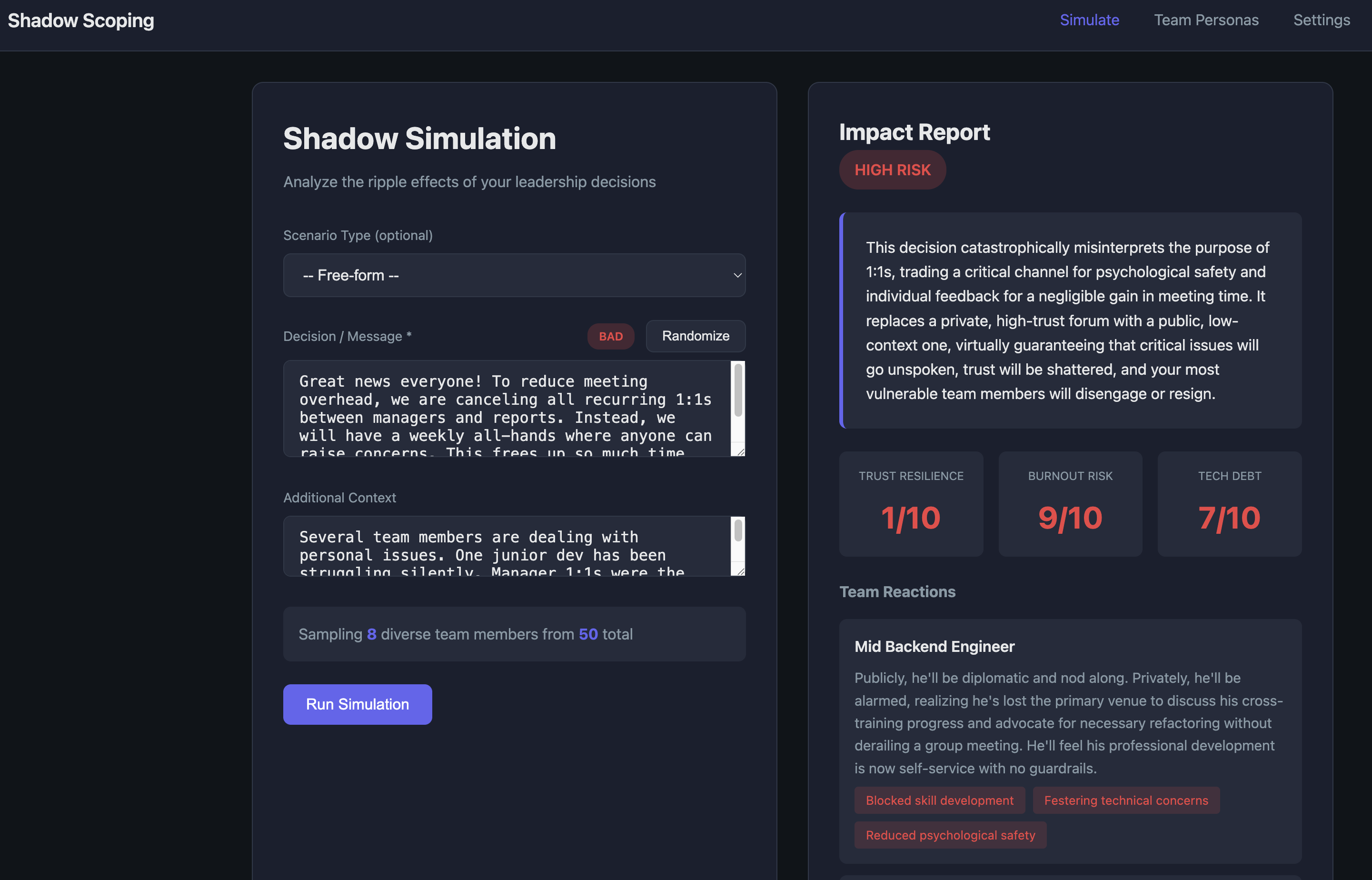 Shadow Scoping screenshot 2