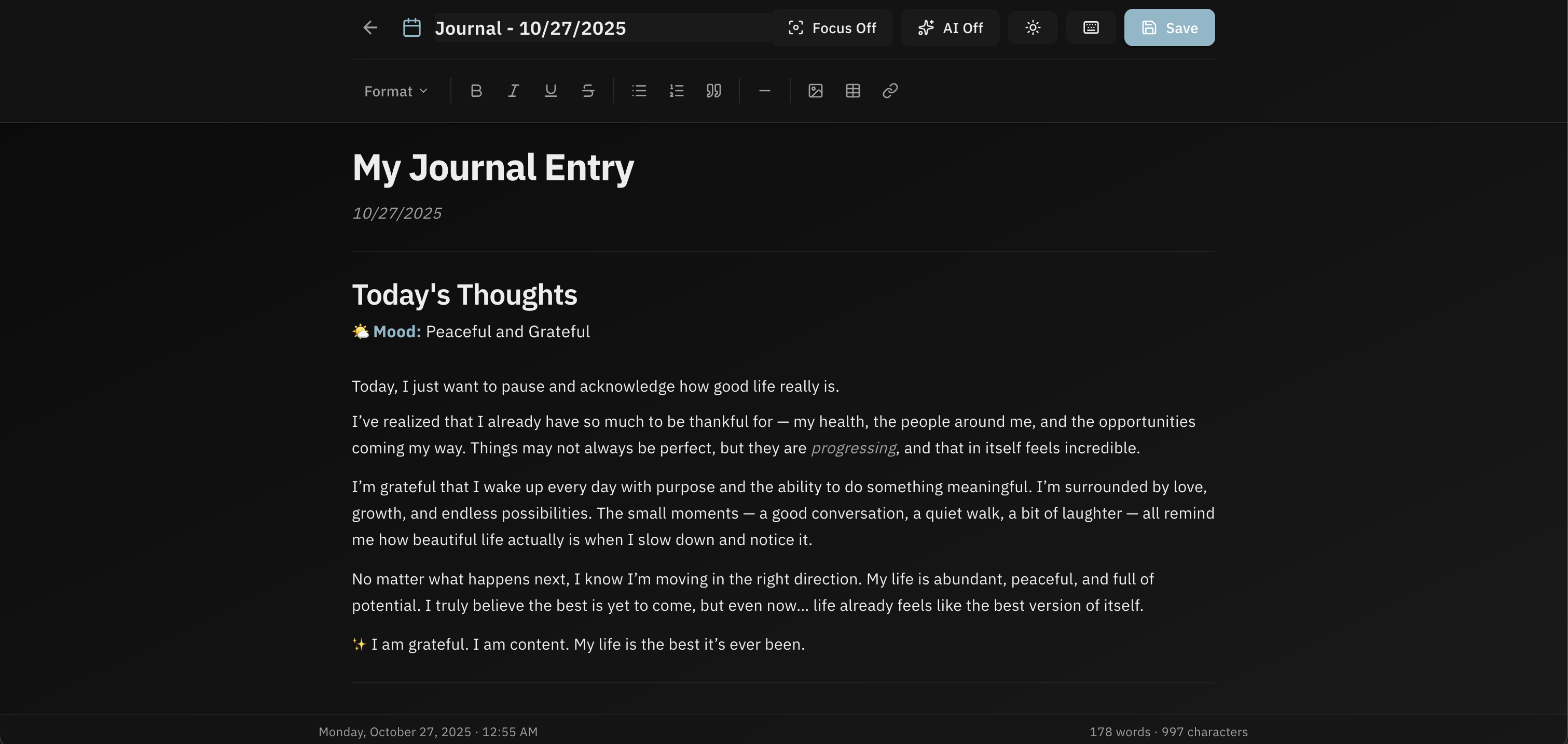 Calmlytic screenshot 2