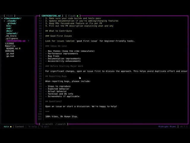 Vibe Commander screenshot 3