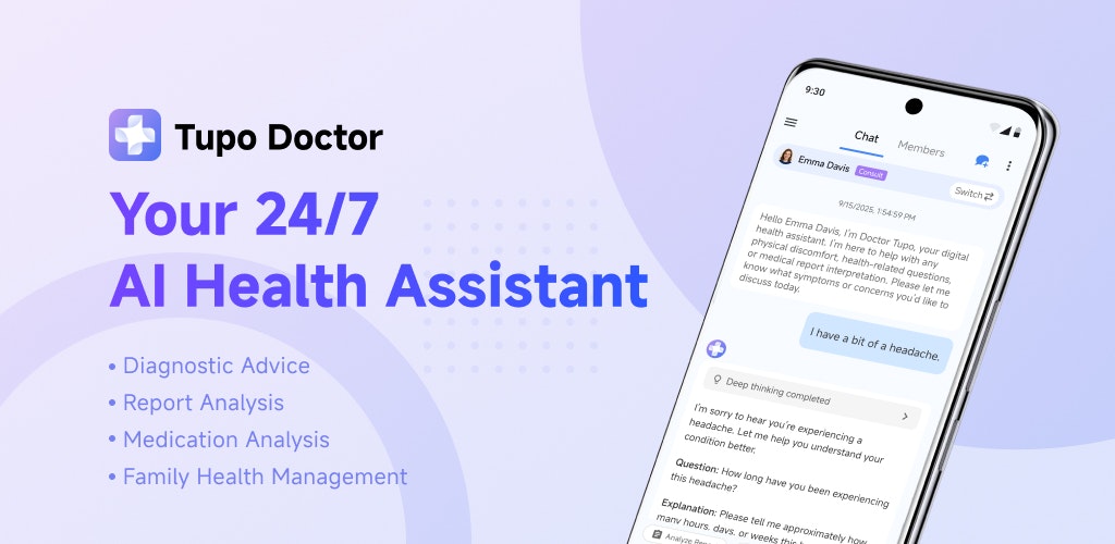 Tupo Doctor – AI Health Assistant screenshot 1