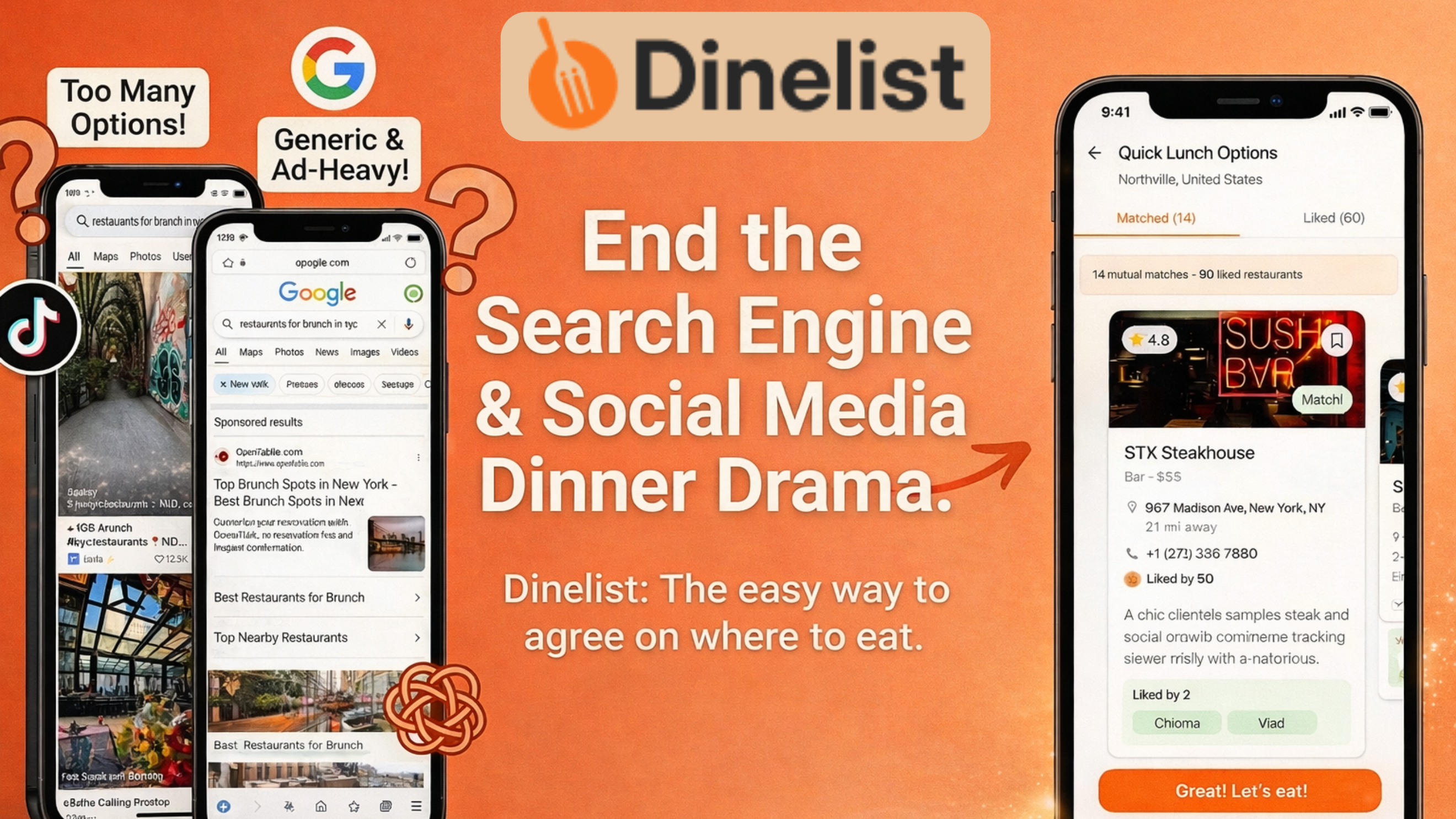 Dinelist screenshot 2