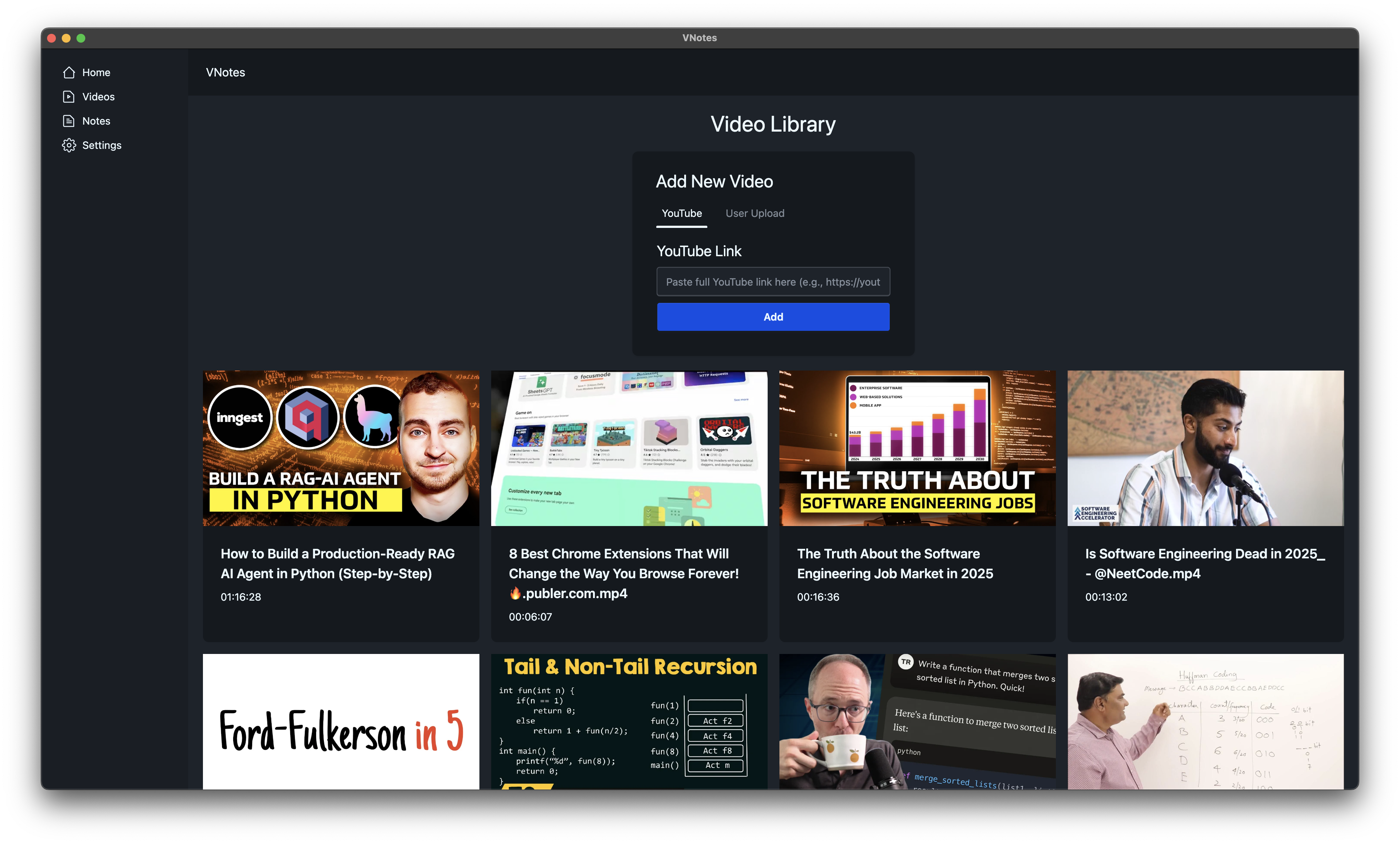 VNotes screenshot 2