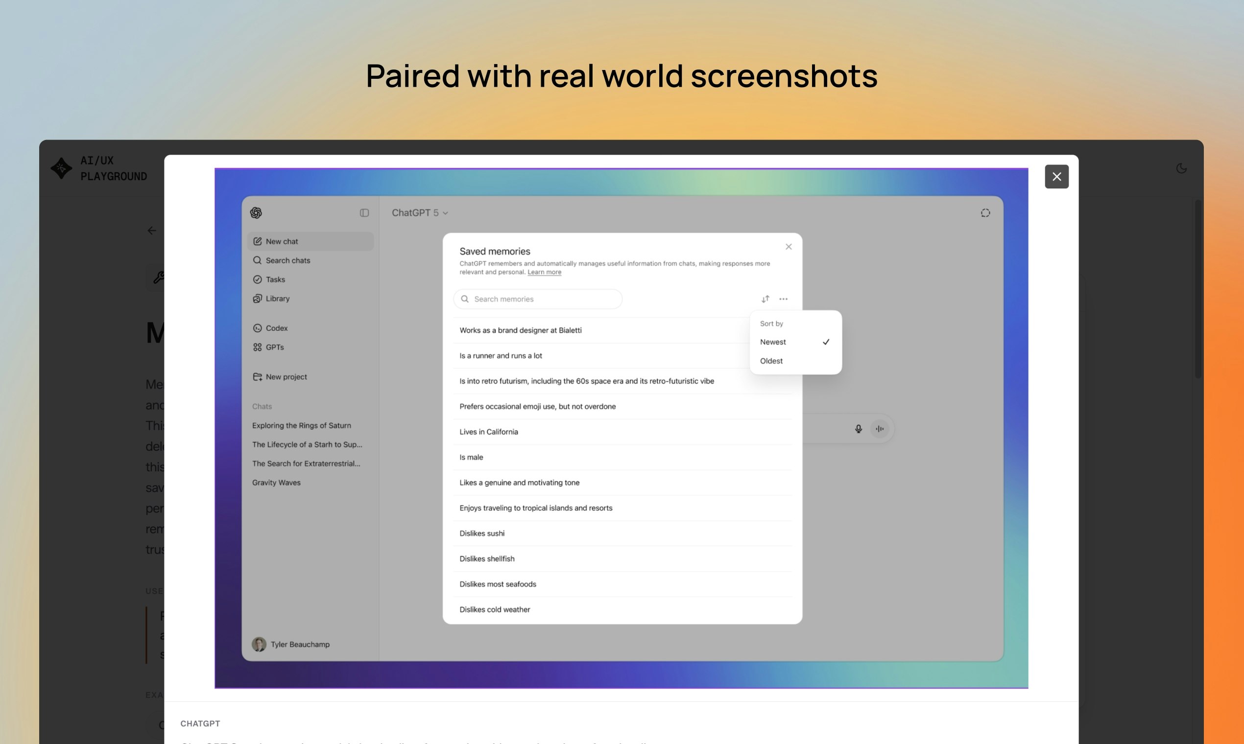 AI/UX Playground screenshot 3