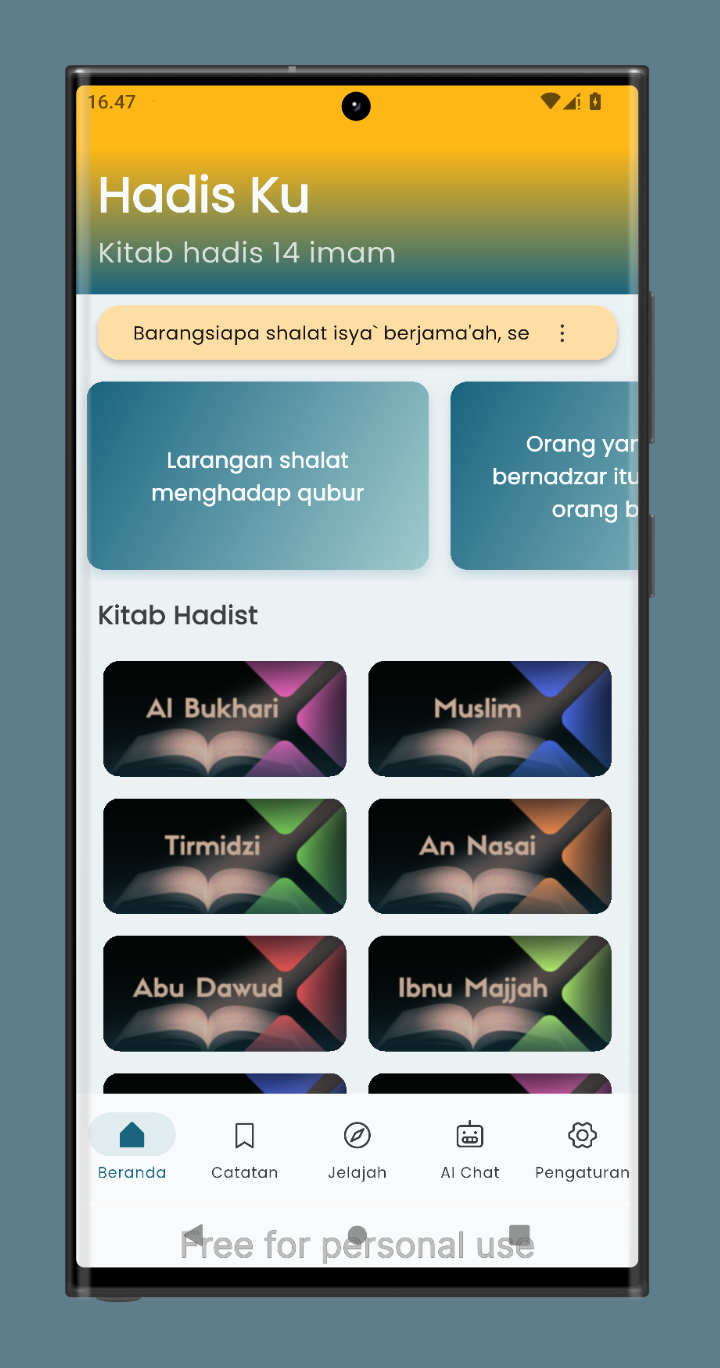 HadisKu screenshot 1